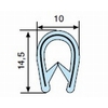 Profilé de protection de tôle/couvre tôle PVC/Acier gris 2513 L=100